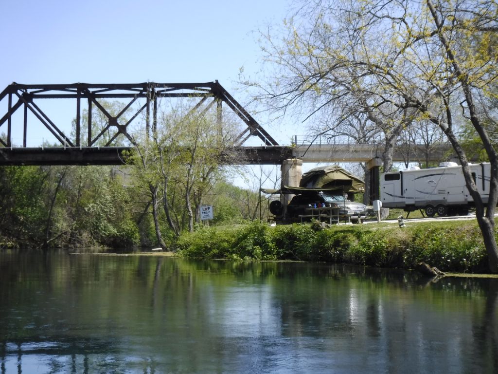 Heading downstream to check out Camp Pritchard