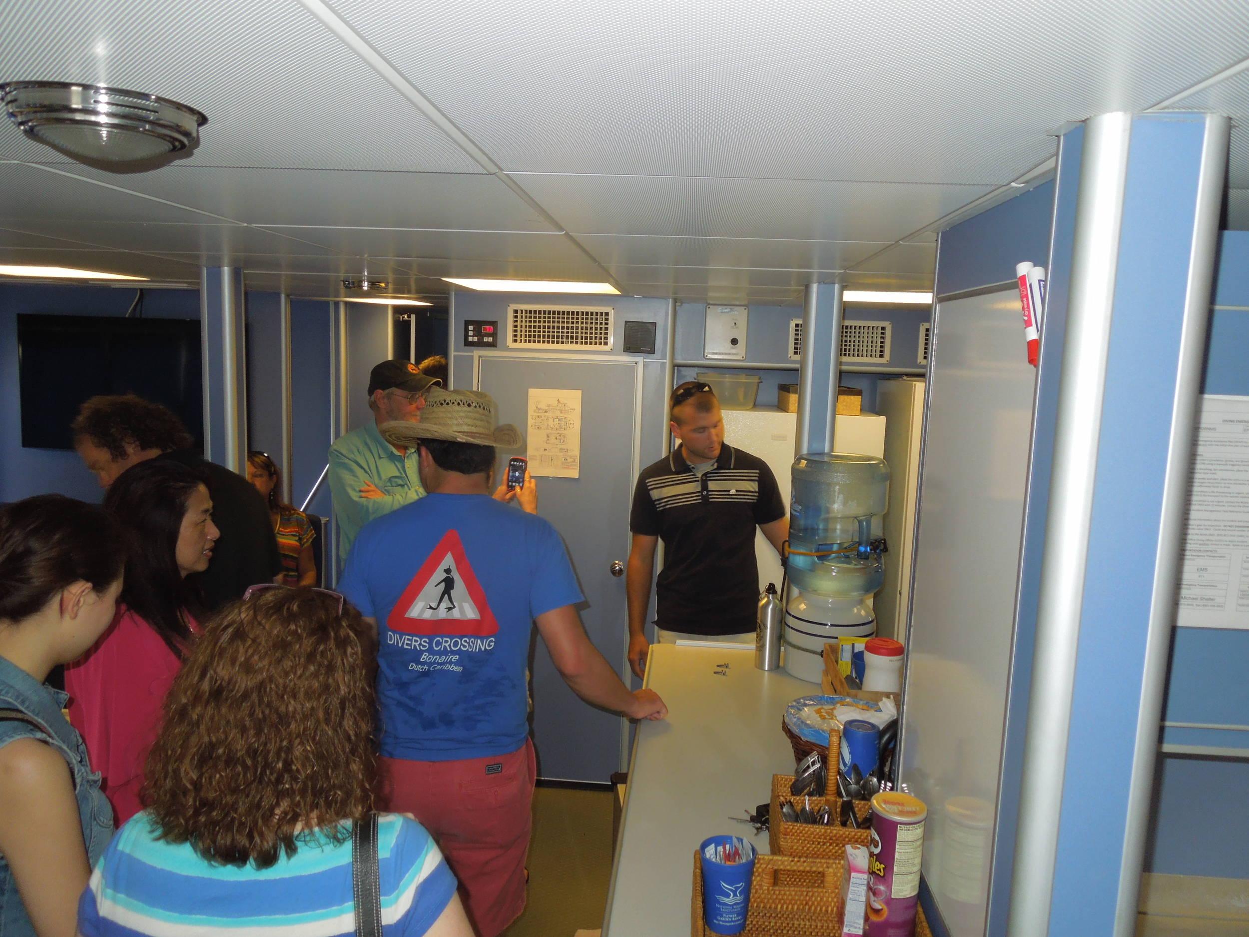 heading to the galley