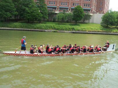heading to the starting line