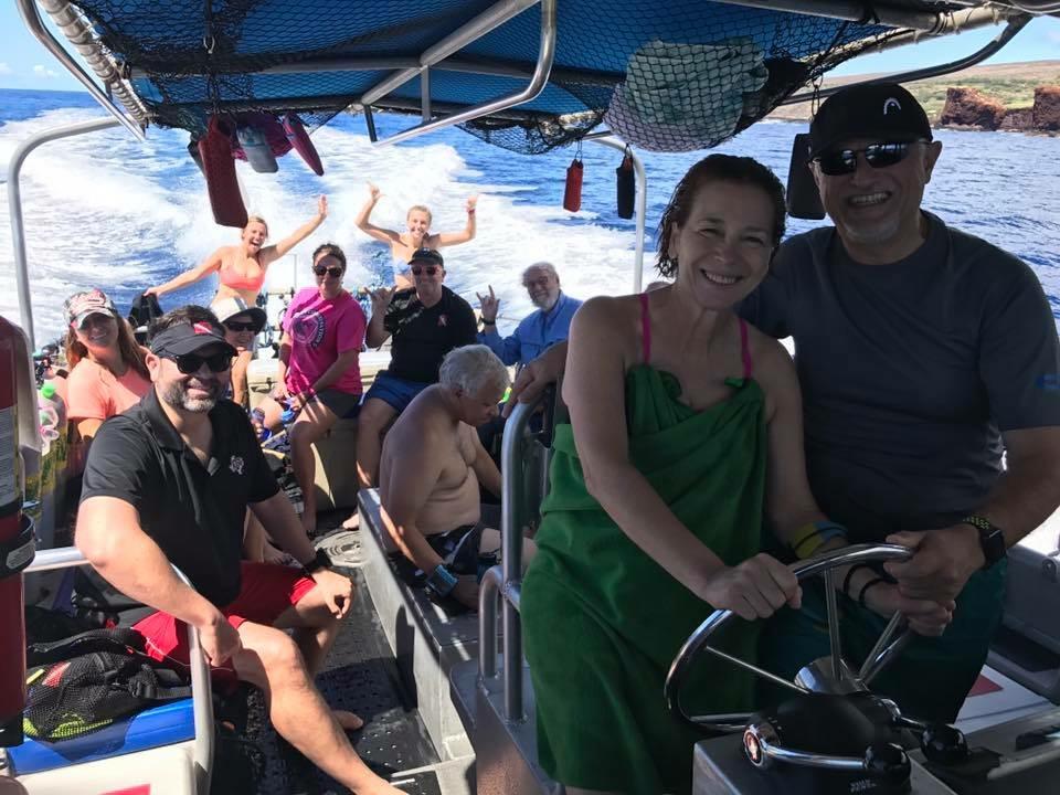 Hebe at the helm