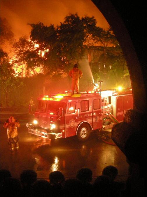 HFD battling the Brennan's fire