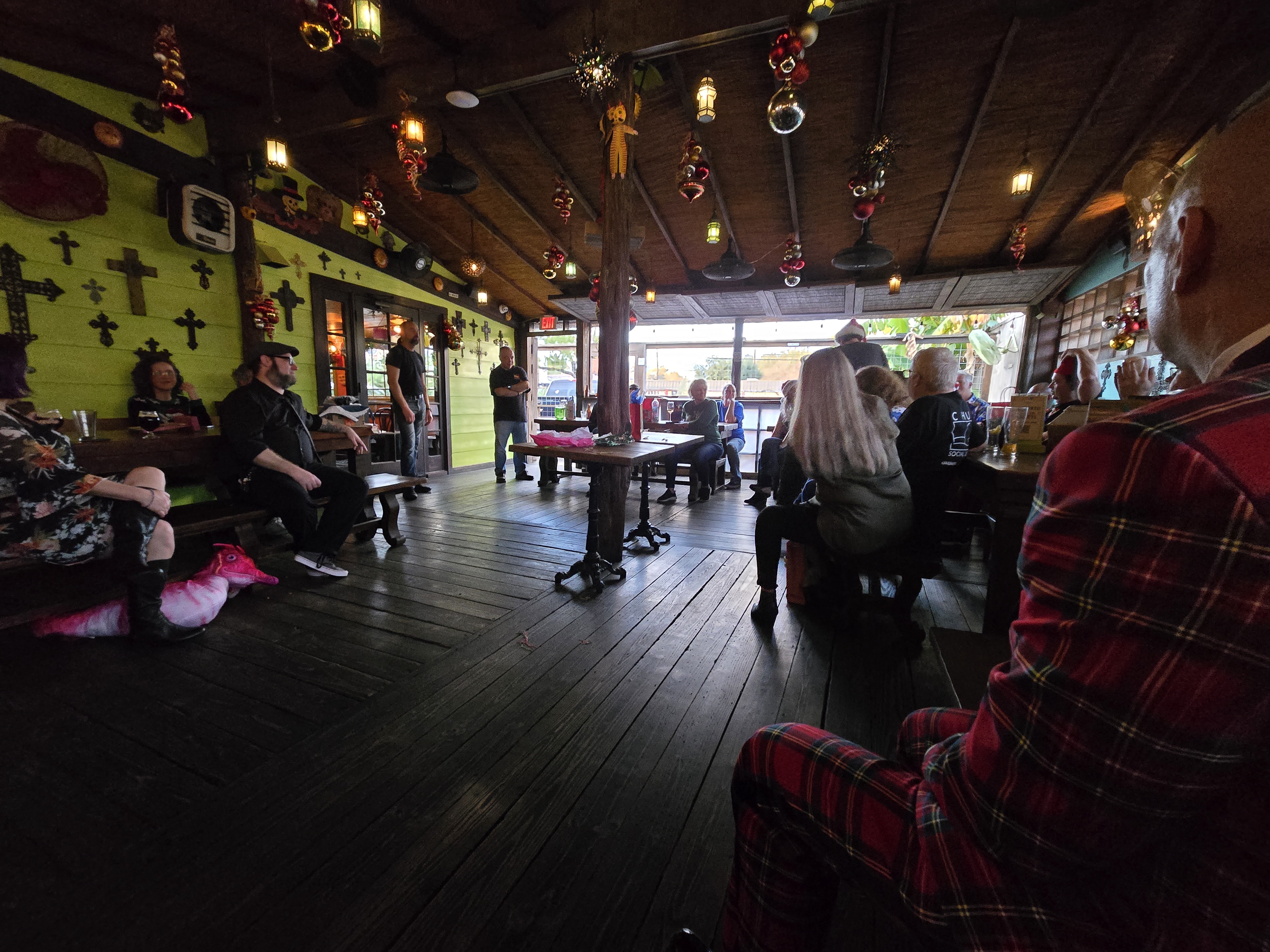 Holiday Party from the back after the gifts