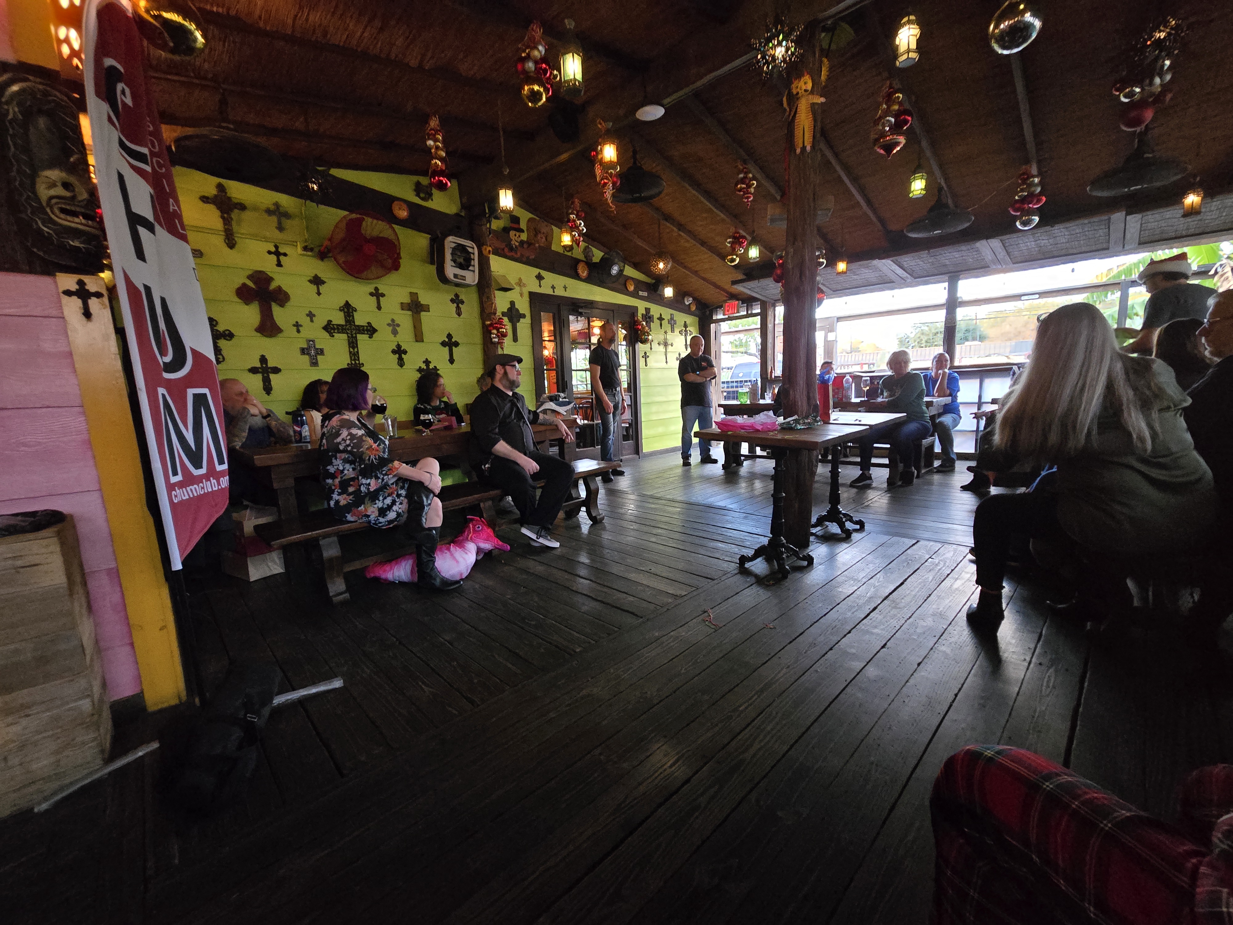 Holiday Party from the back again after the gifts