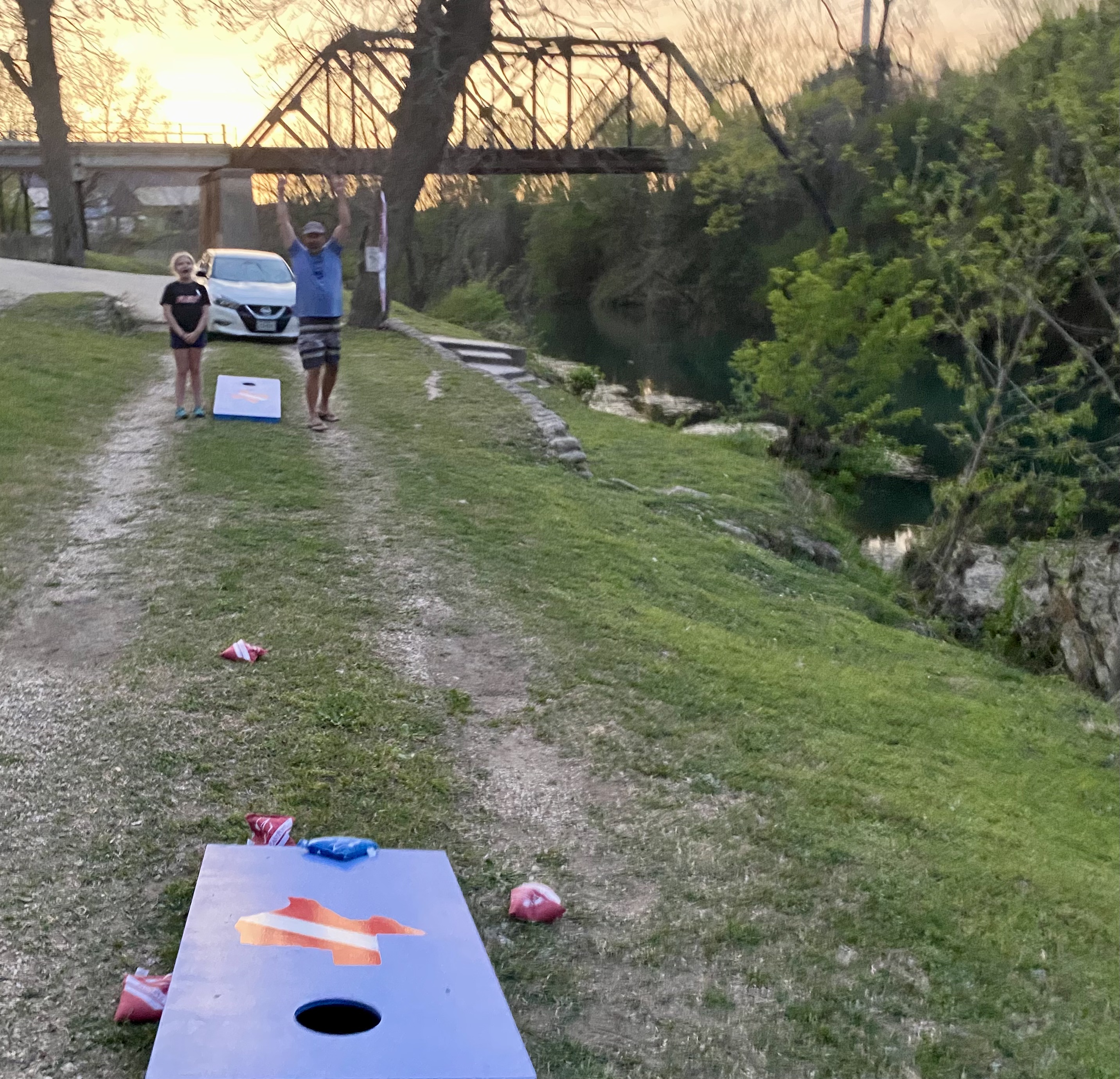 I finally made a good throw!