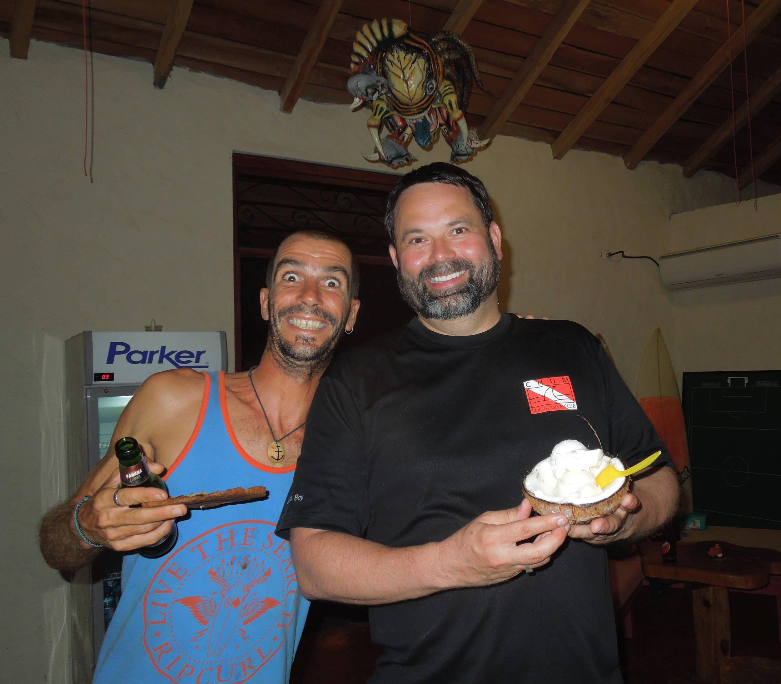 ice cream with Gavino