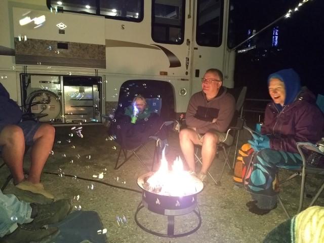 In spite of the cold, it was a lovely night