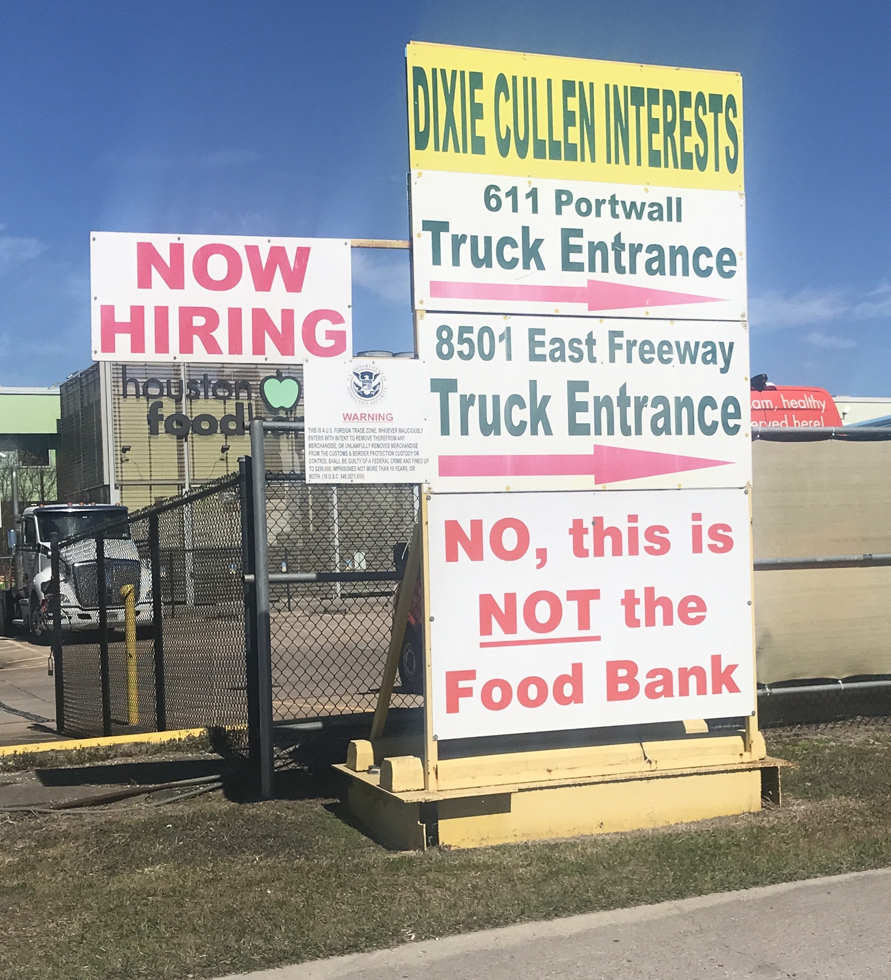 Is this the Food Bank?
