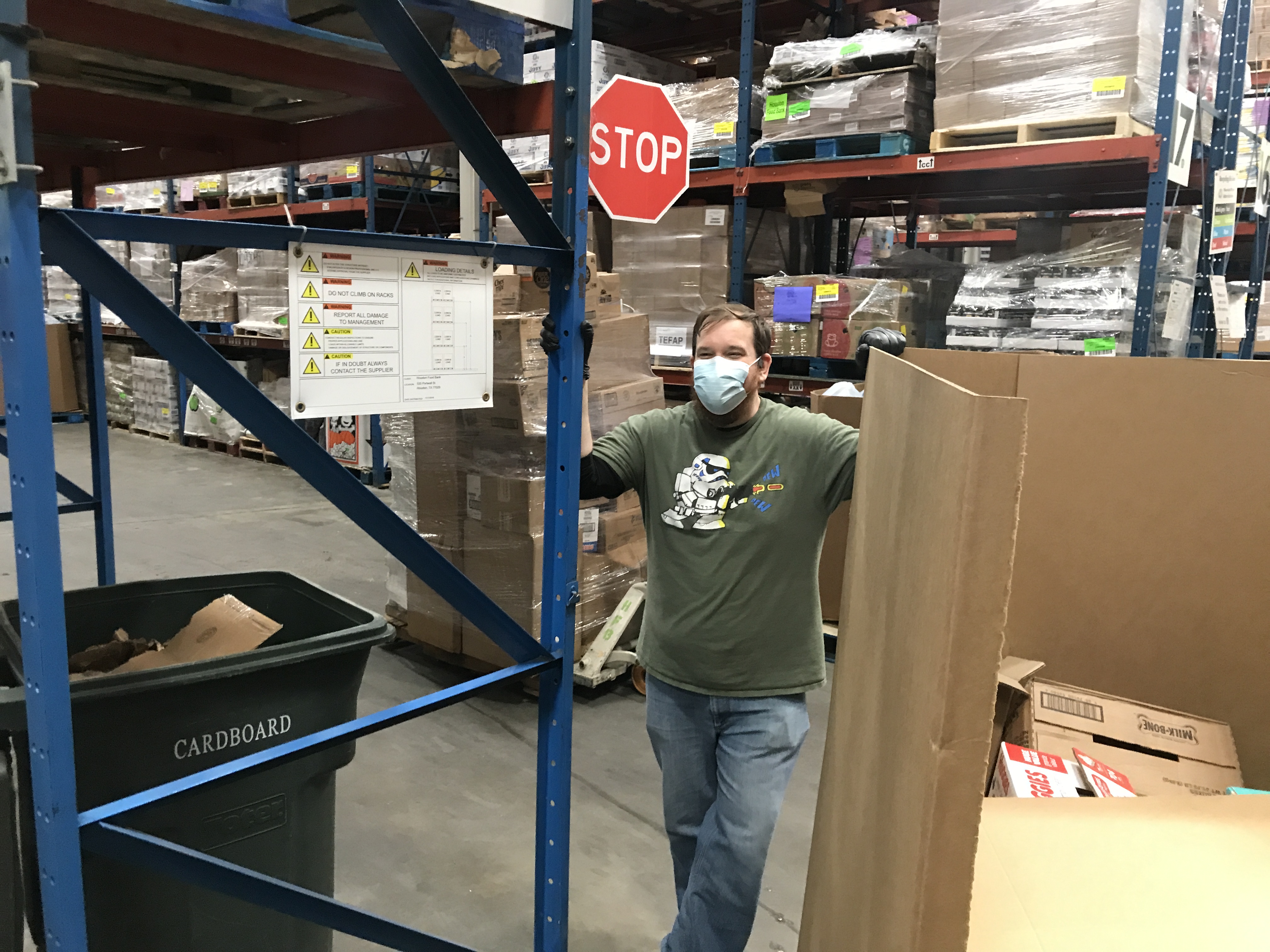 Jon in the warehouse