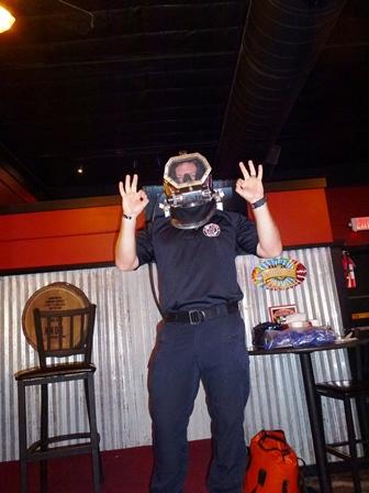 June 2016 - we made him put it on