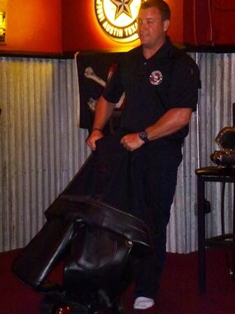 June 2016 - we made him try this on too