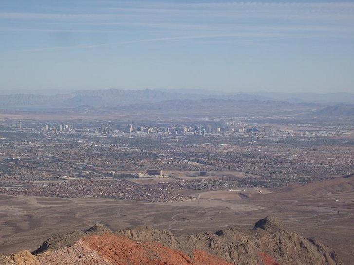 Las Vegas from Red Rock