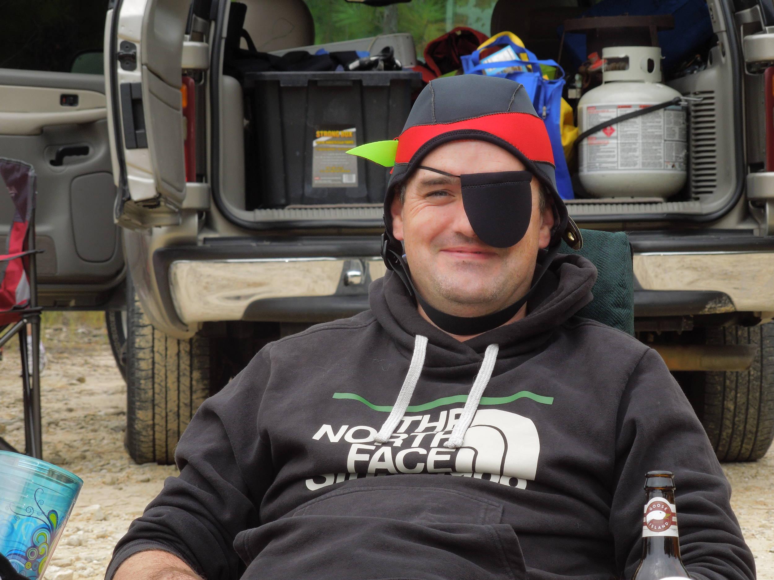 LegoBloxs sporting Holly's hood