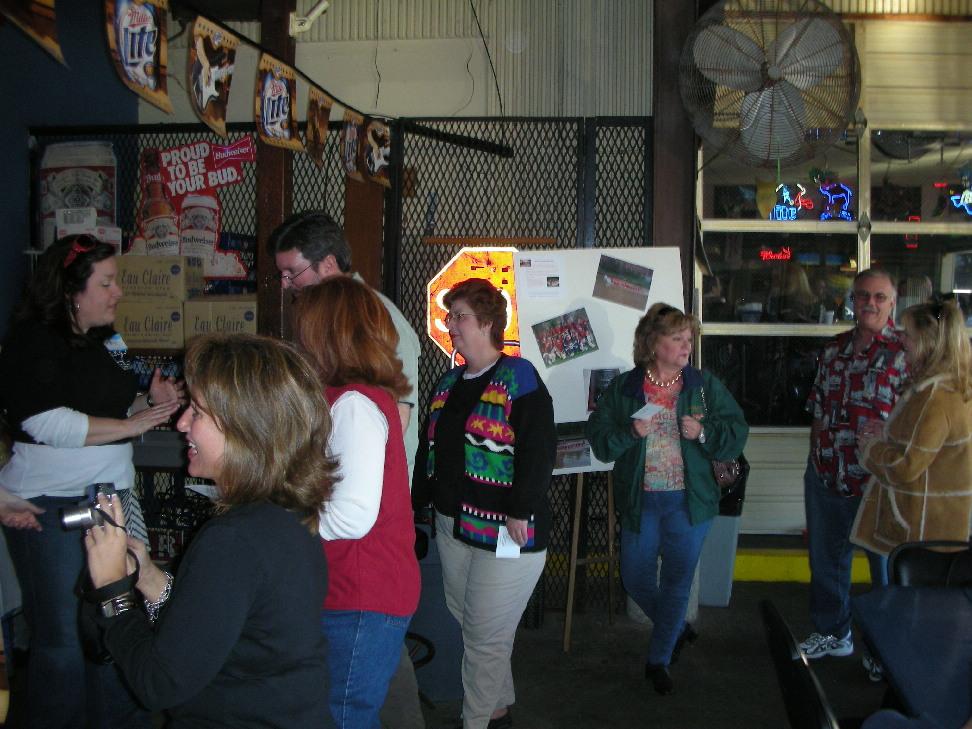 Lining up for chili