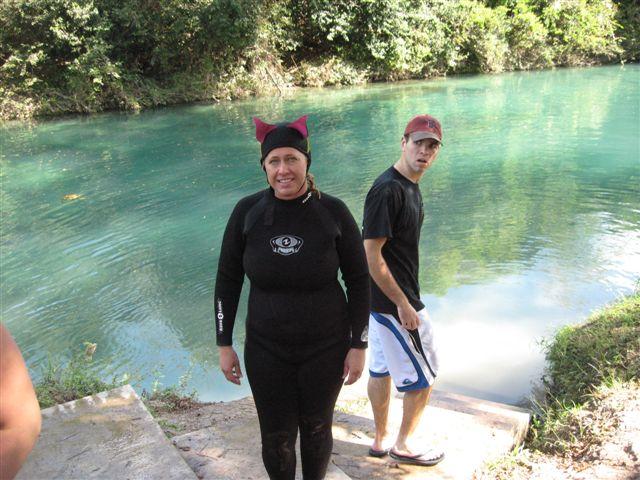 Lisa struts her stuff.