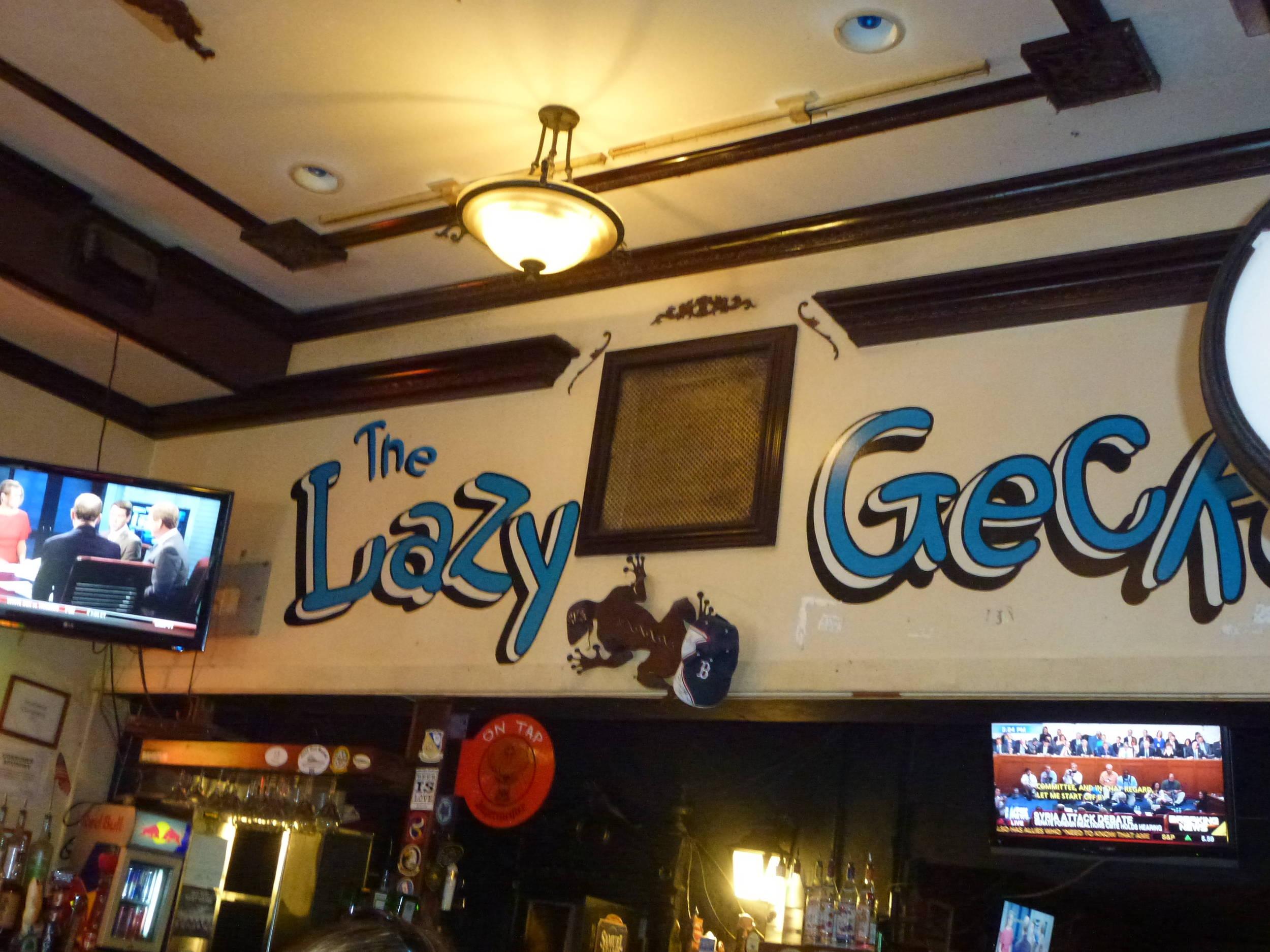 Little bar where we sat out rainshower