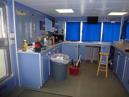 Looking into wet lab from dry lab
