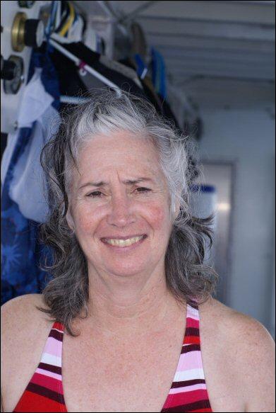 Lucky is lucky to be one of the divers on board.