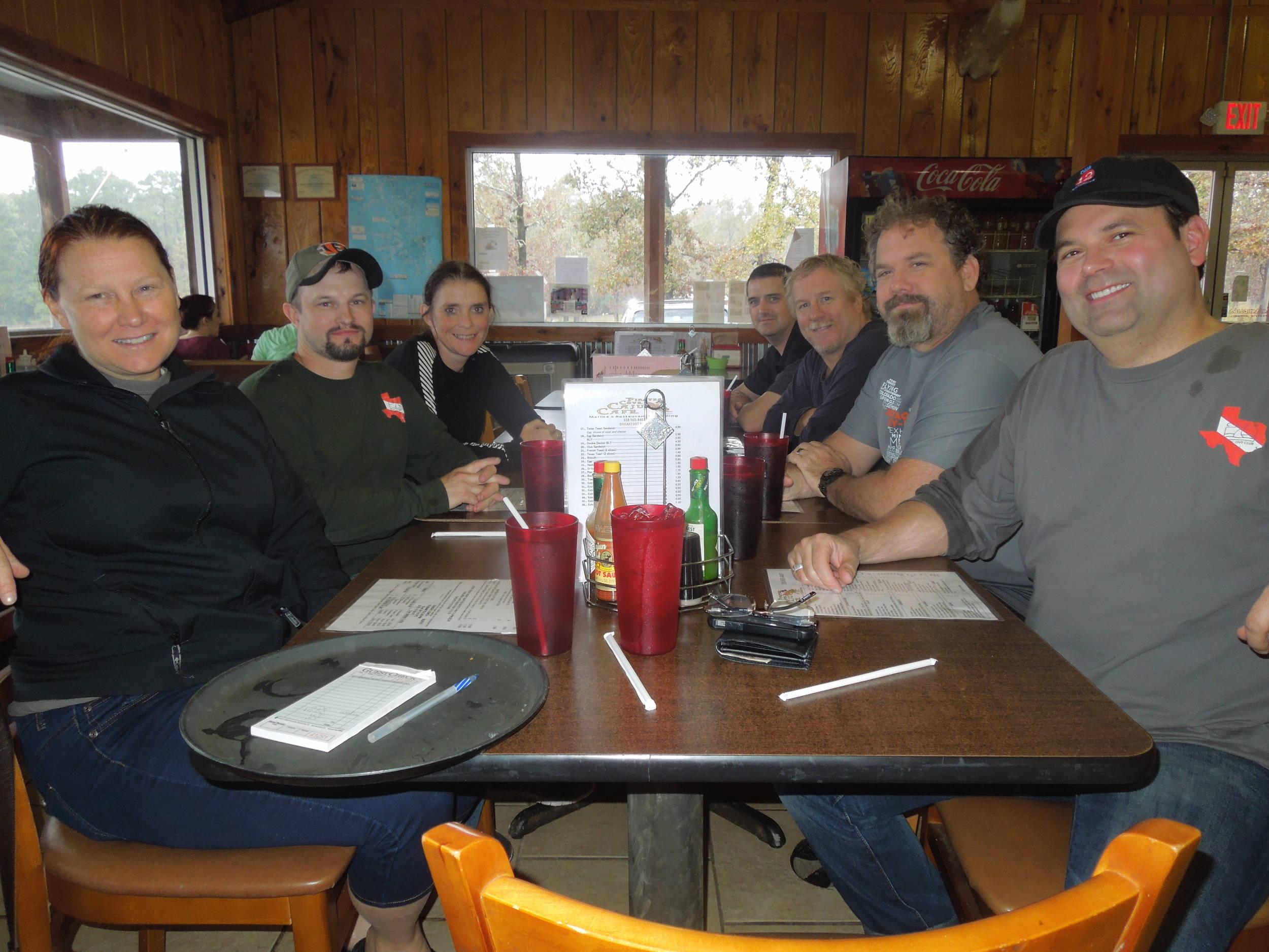 lunch at Pirate's Cove