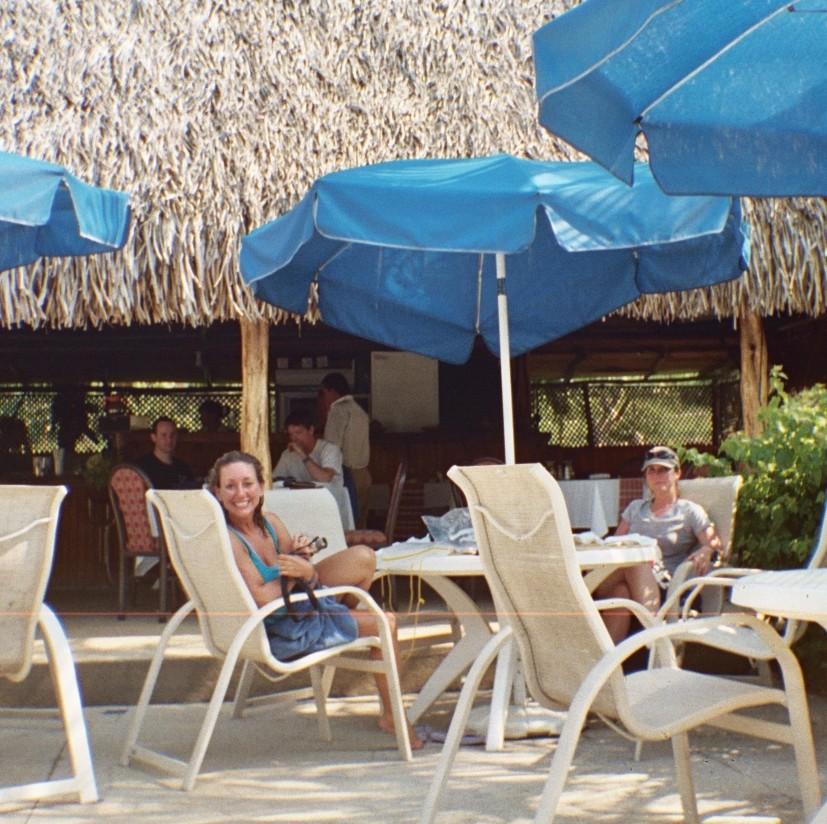 Lunch by the pool