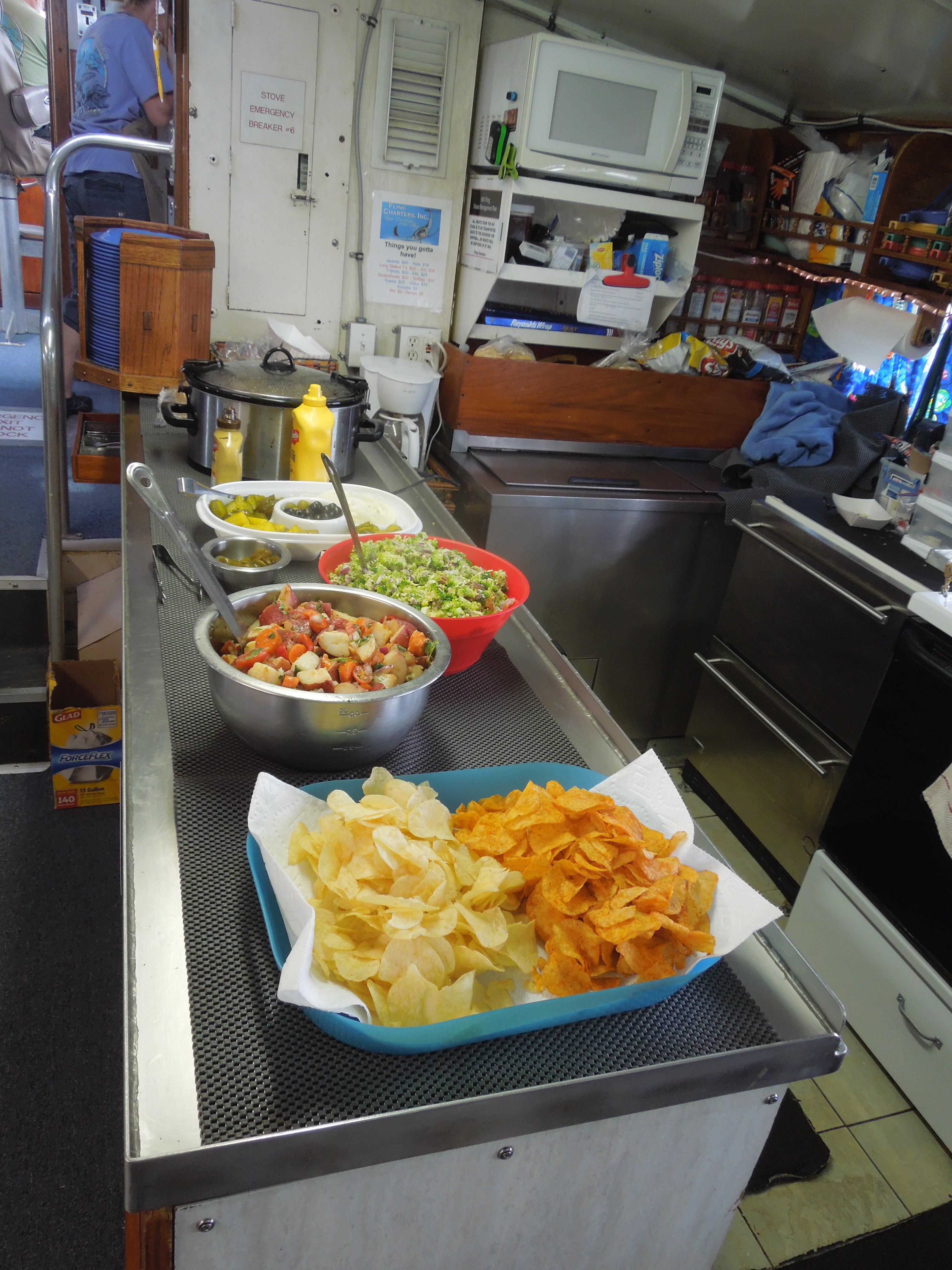 Lunch spread