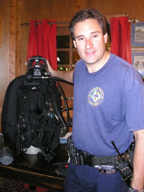 Mark Janson from the HPD Dive Team
