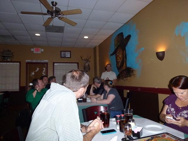 May 2015 - Earl Grey telling us about the upcoming FG trip