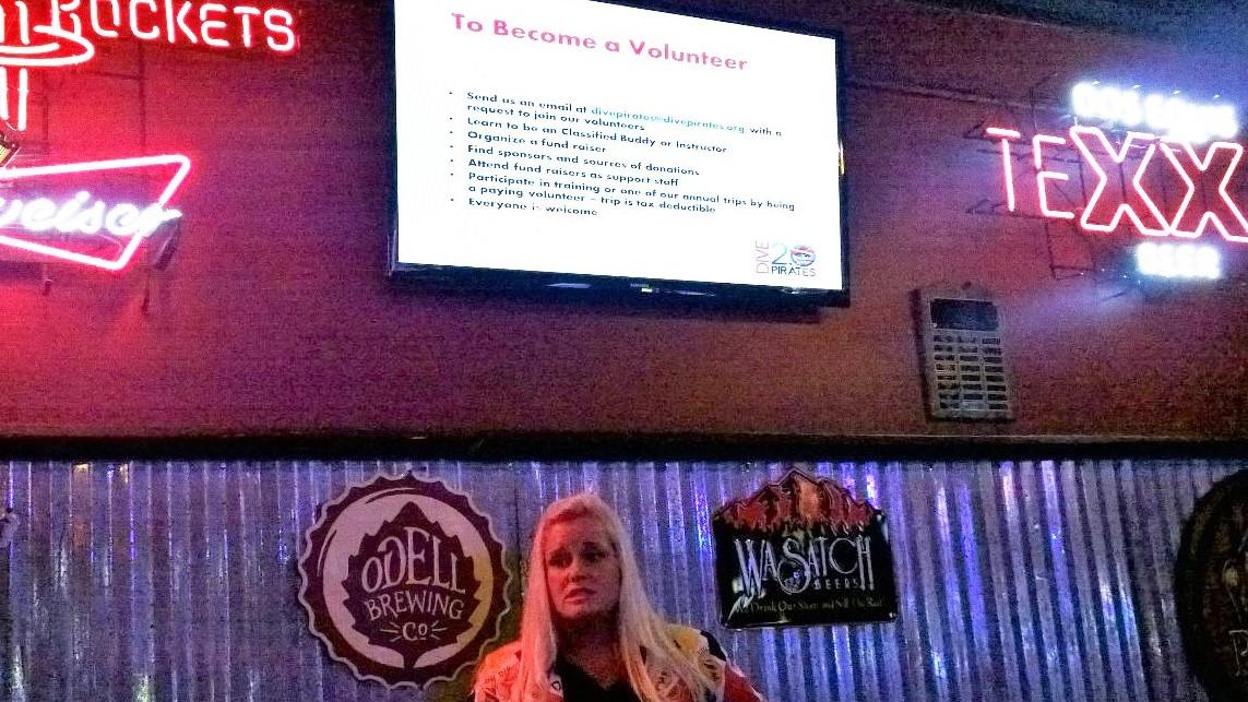 May 2016  Charlie Oxley with Dive Pirates