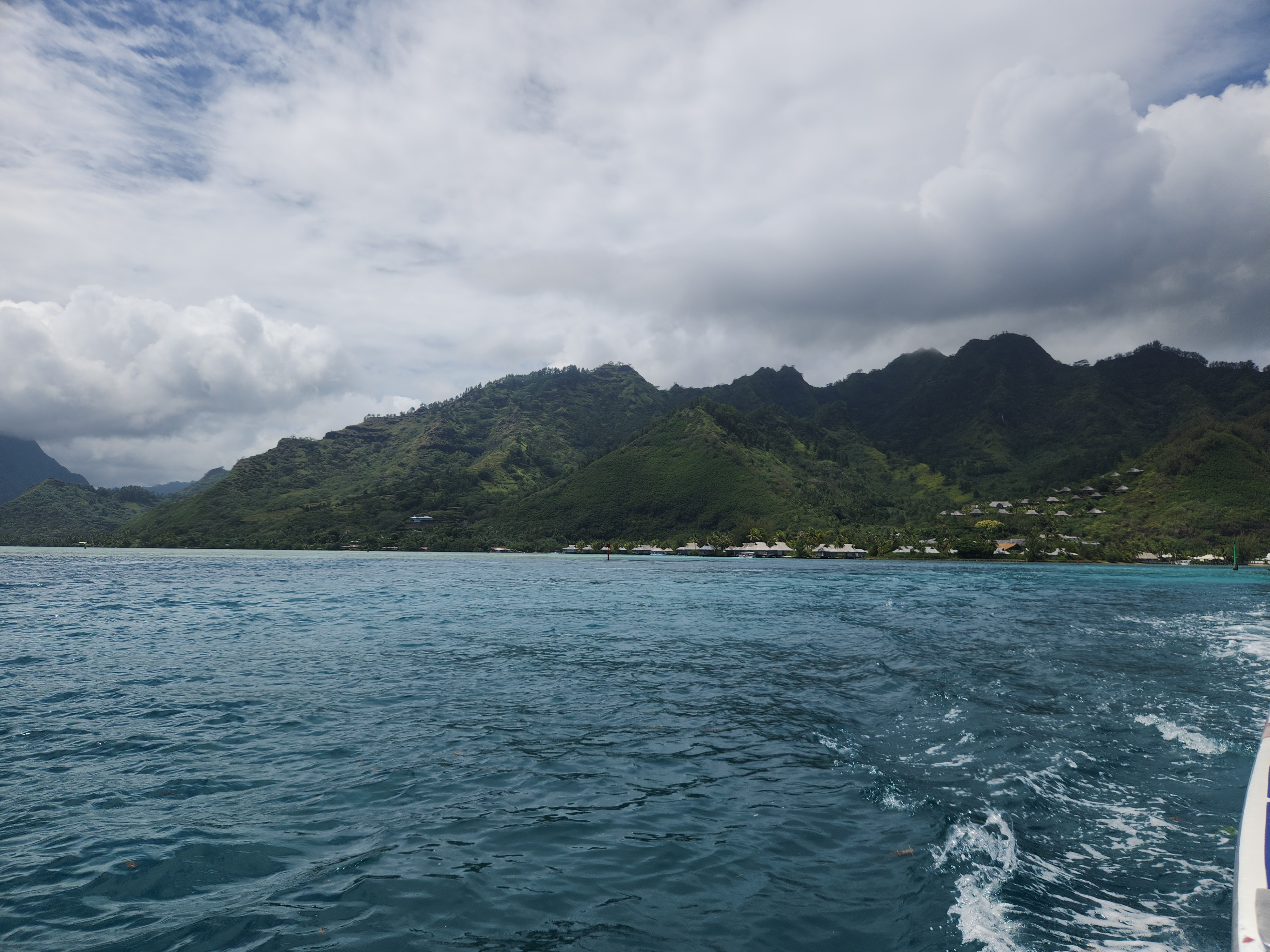 Moorea from the boat