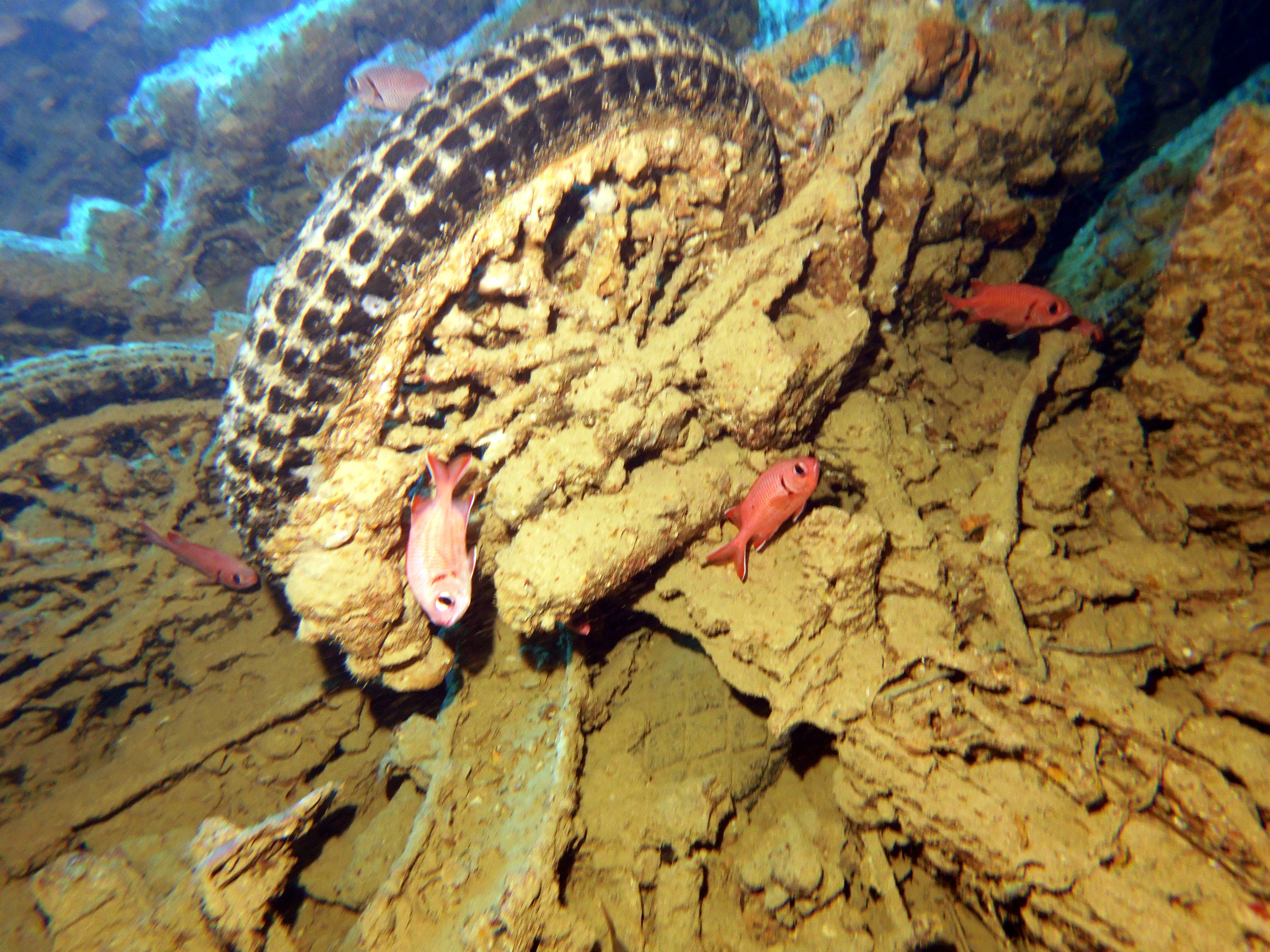Motorcycles on the Thistlegorm