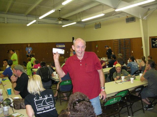 Mr Ignite wins a door prize