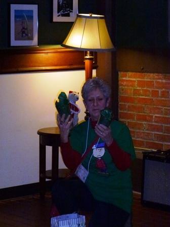 Mrs. blue duck with CHUM pints