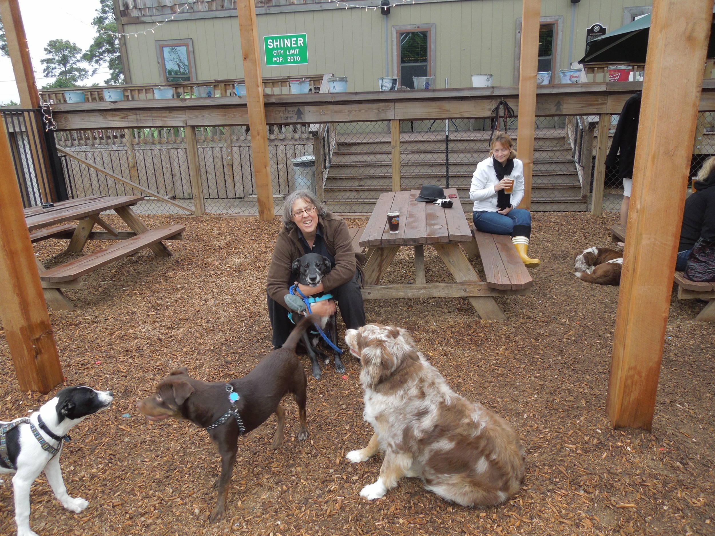 mudbug & Gracie, being supervised by Henry