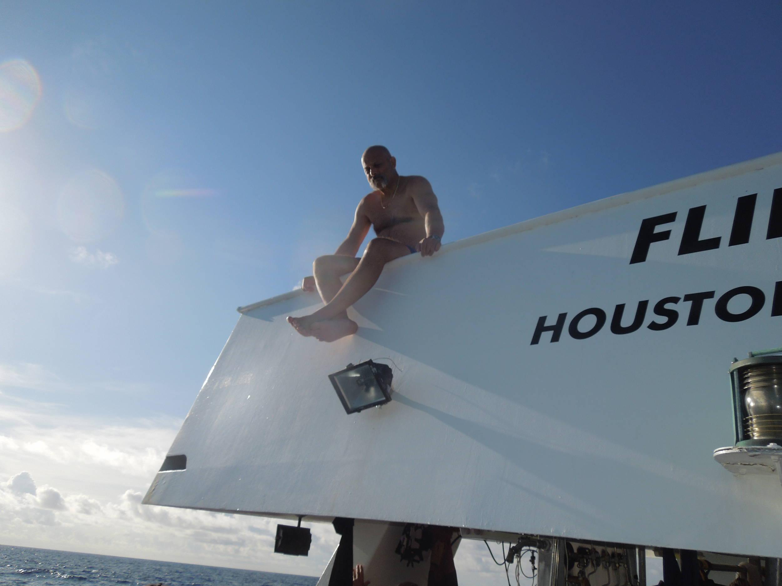 My dive buddy Mike