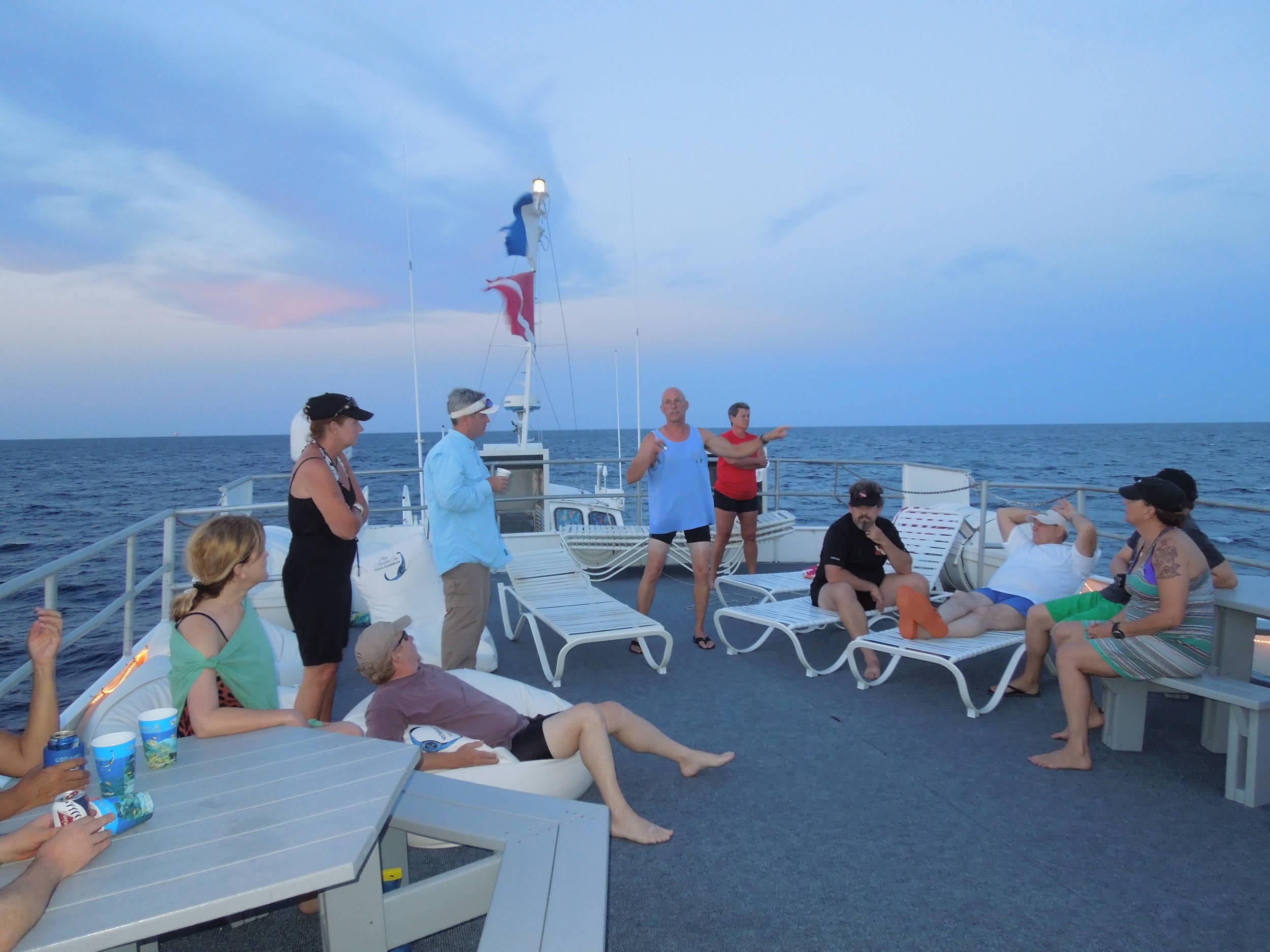 night dive briefing