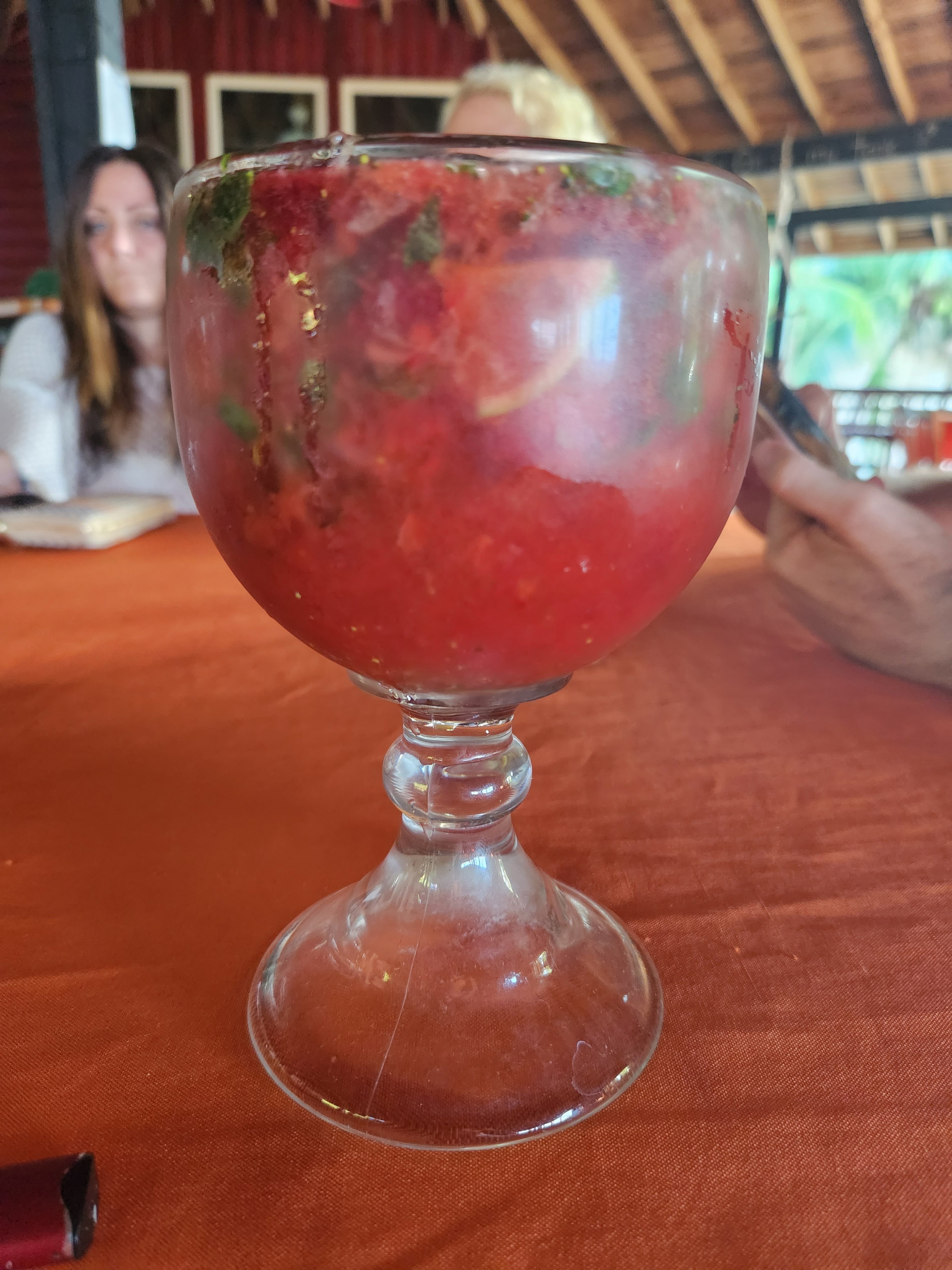 Now that's a strawberry mojito