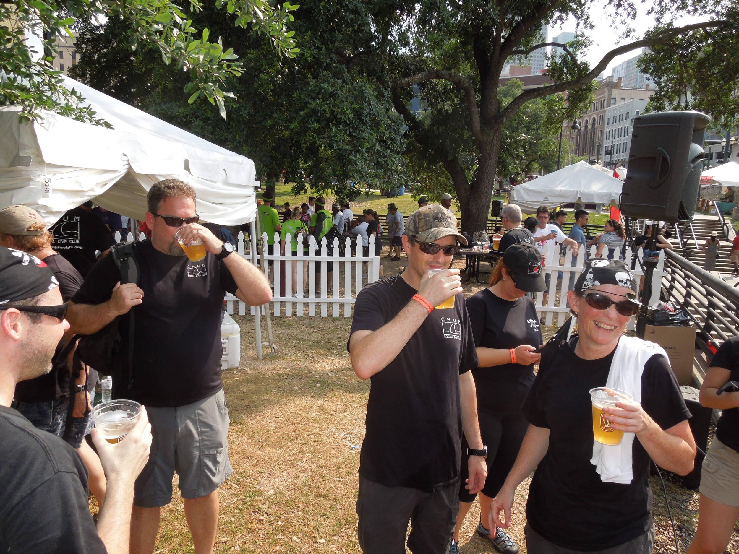 On to the beer garden!