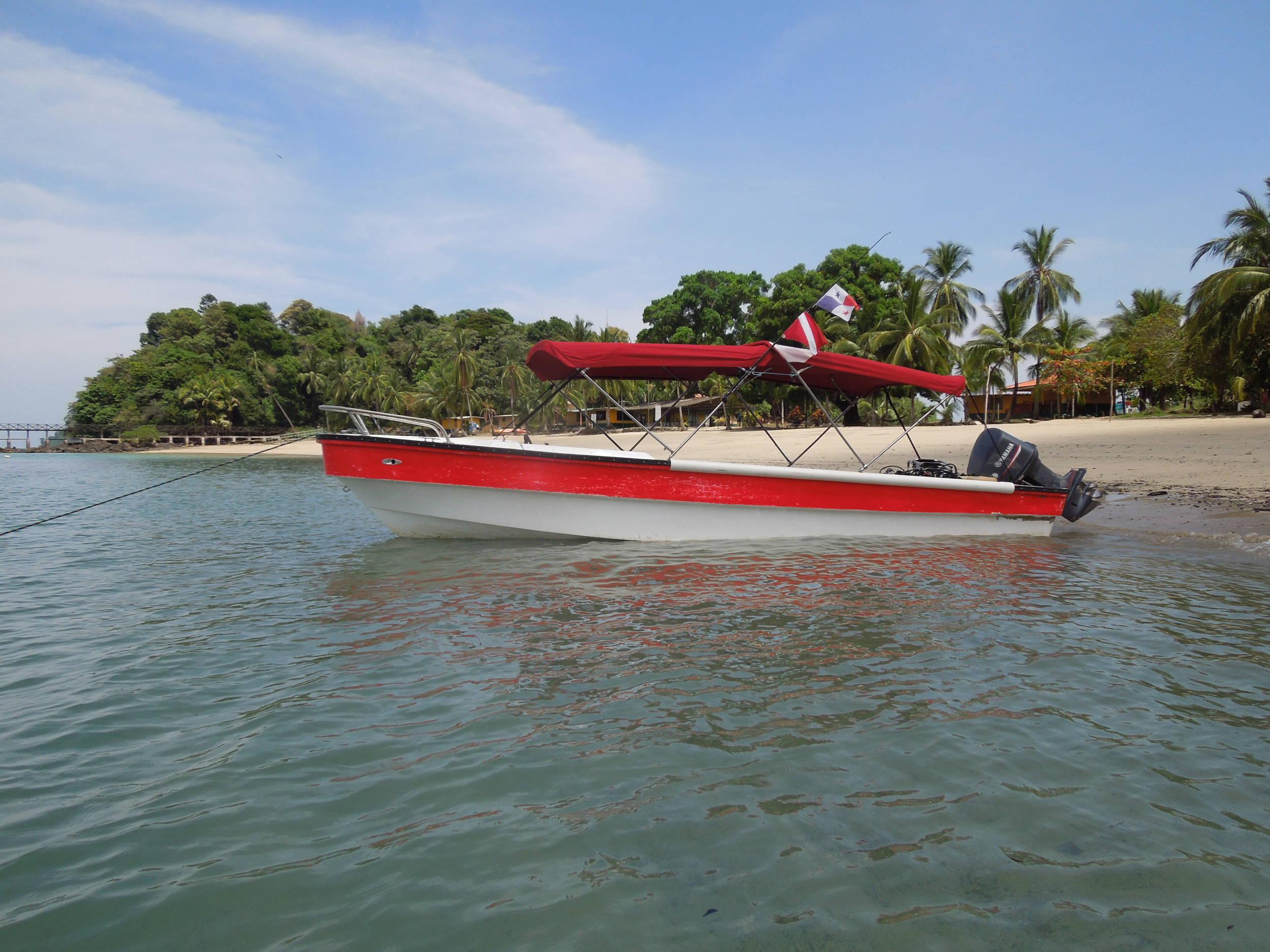 our dive boat for the trip