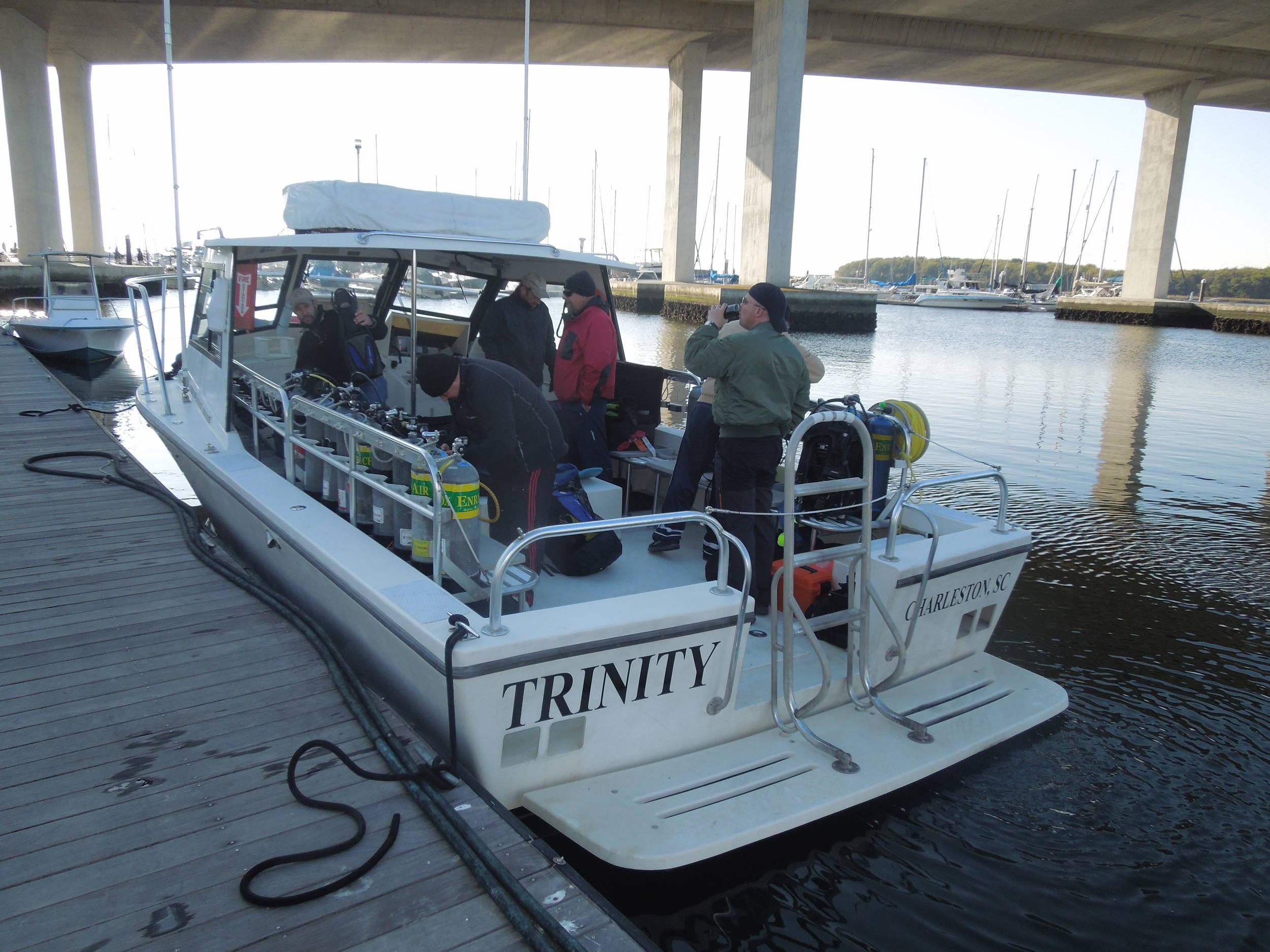 our dive boat