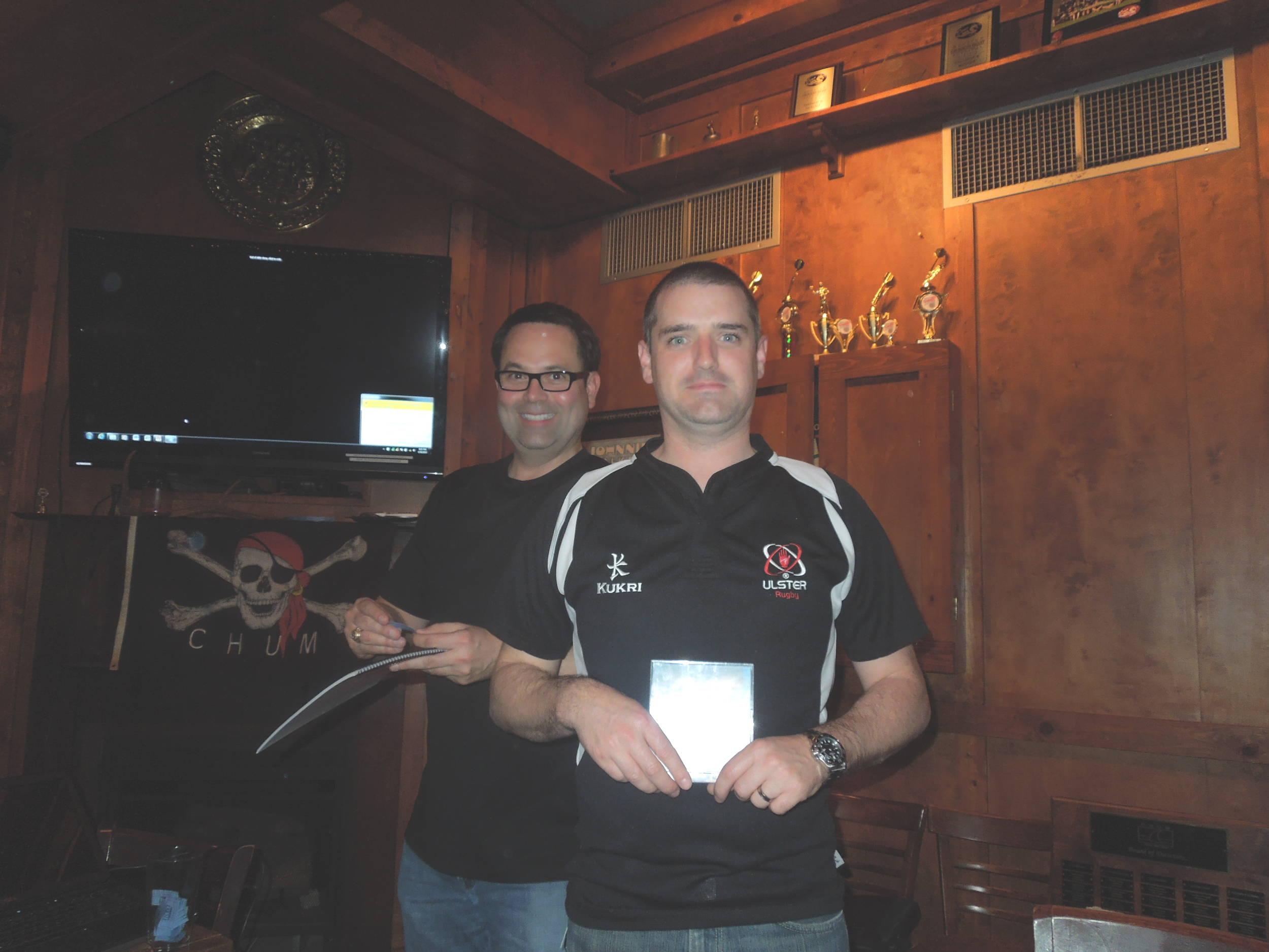 Our Diver of the Year got a door prize