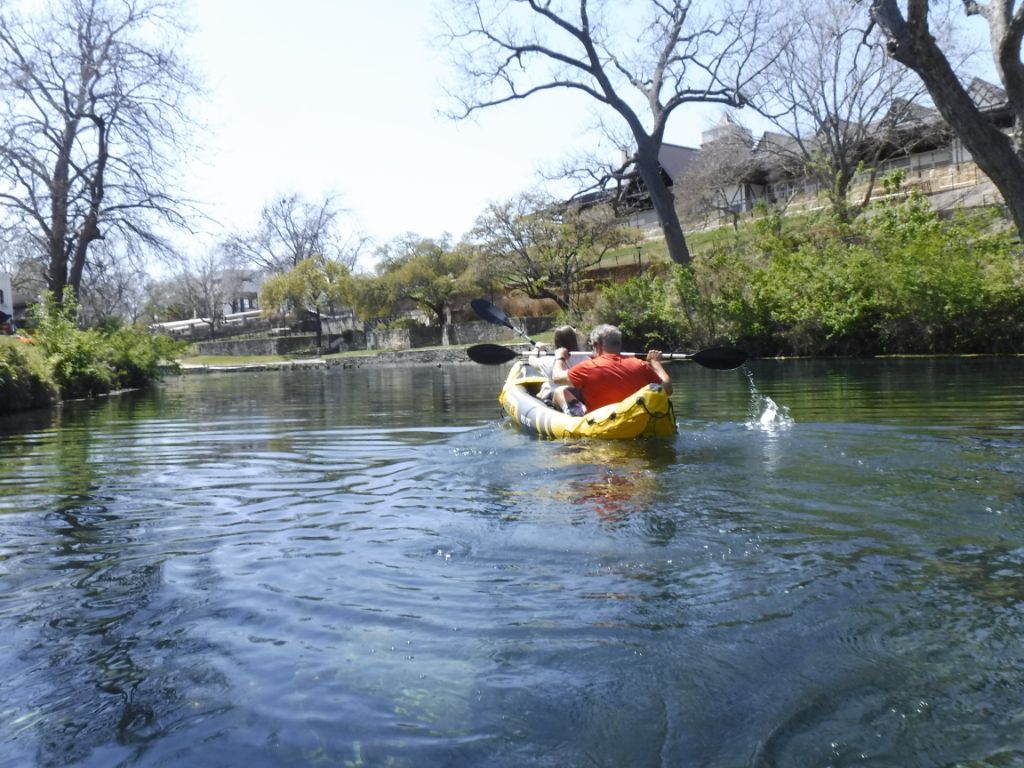 Paddling upstream