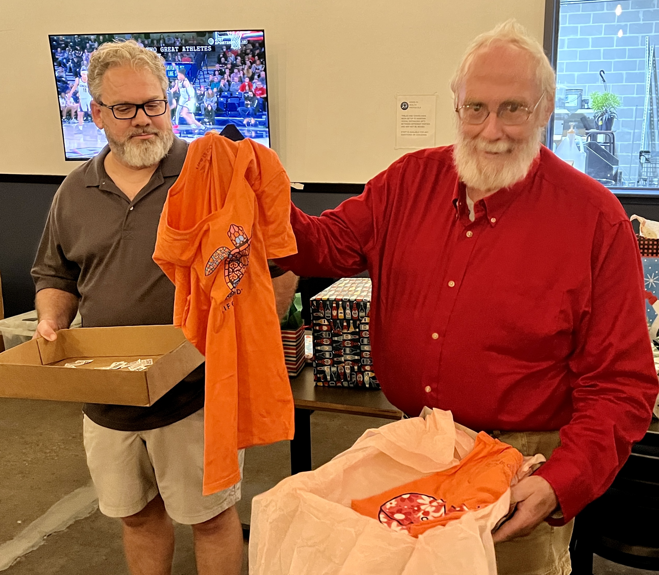 Peter adds to his wardrobe.