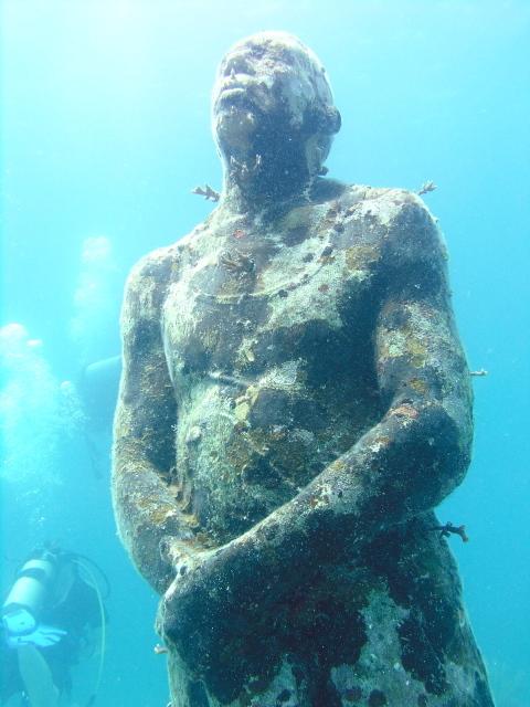 Pic 15 - Man on Fire statue
