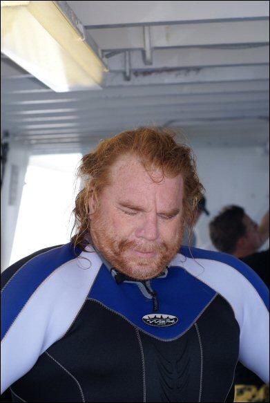 Post Dive Excitement from Wookie