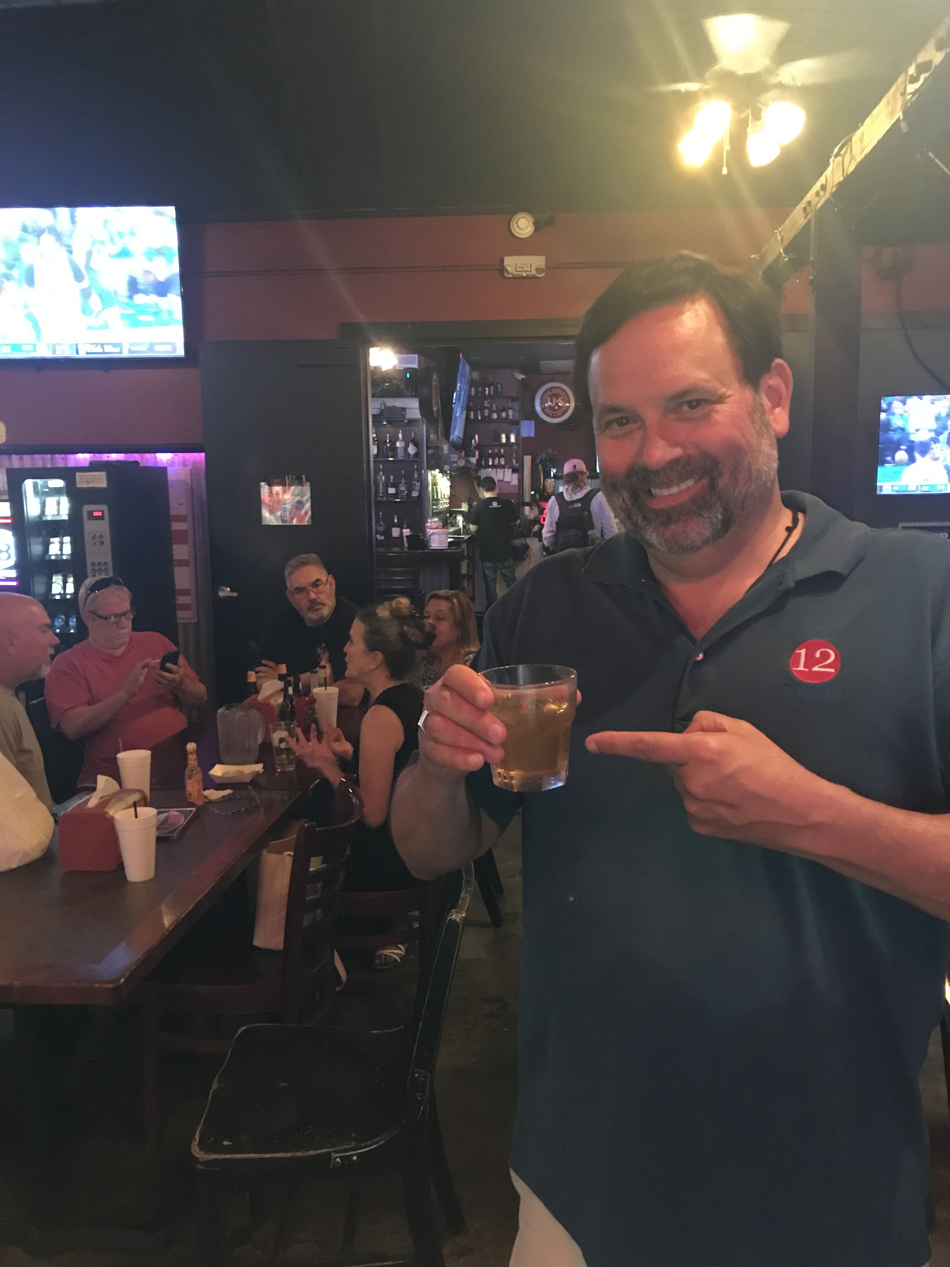 Post-meeting beverage