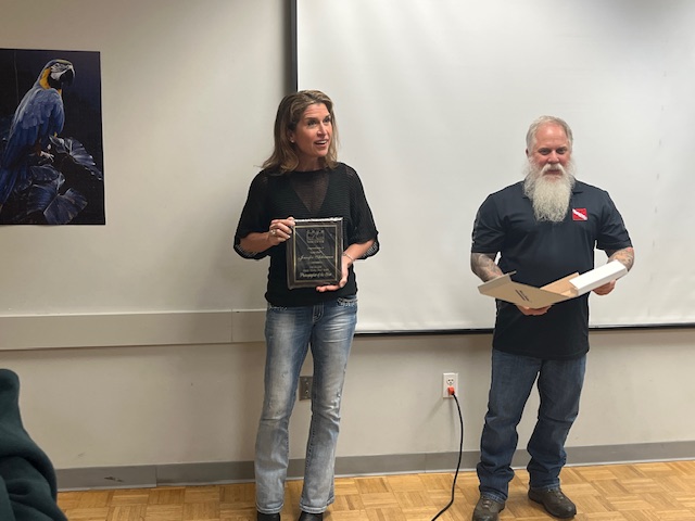 POTY Scuba Chick and Prez Viking Diver