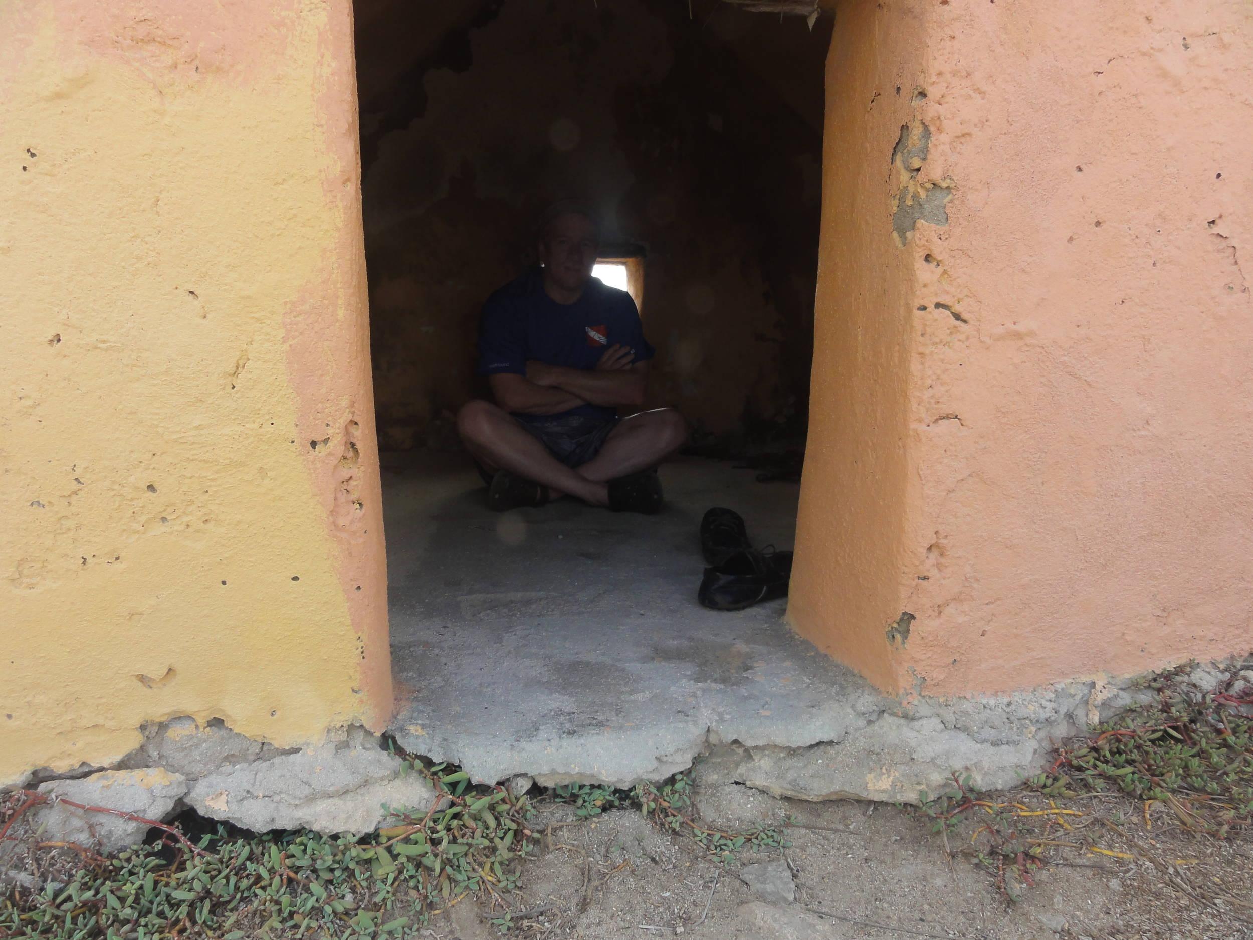 Reefhound in a slave hut