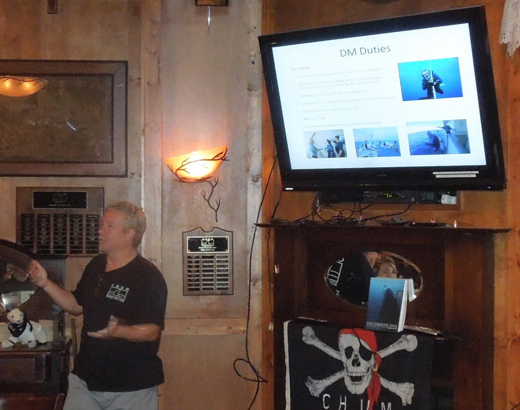 ReefHound telling us about life as a Fling volunteer