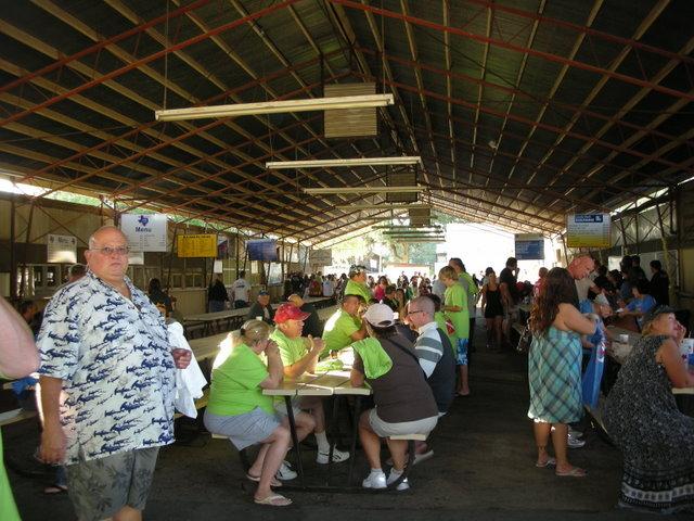 registration at the fairgrounds
