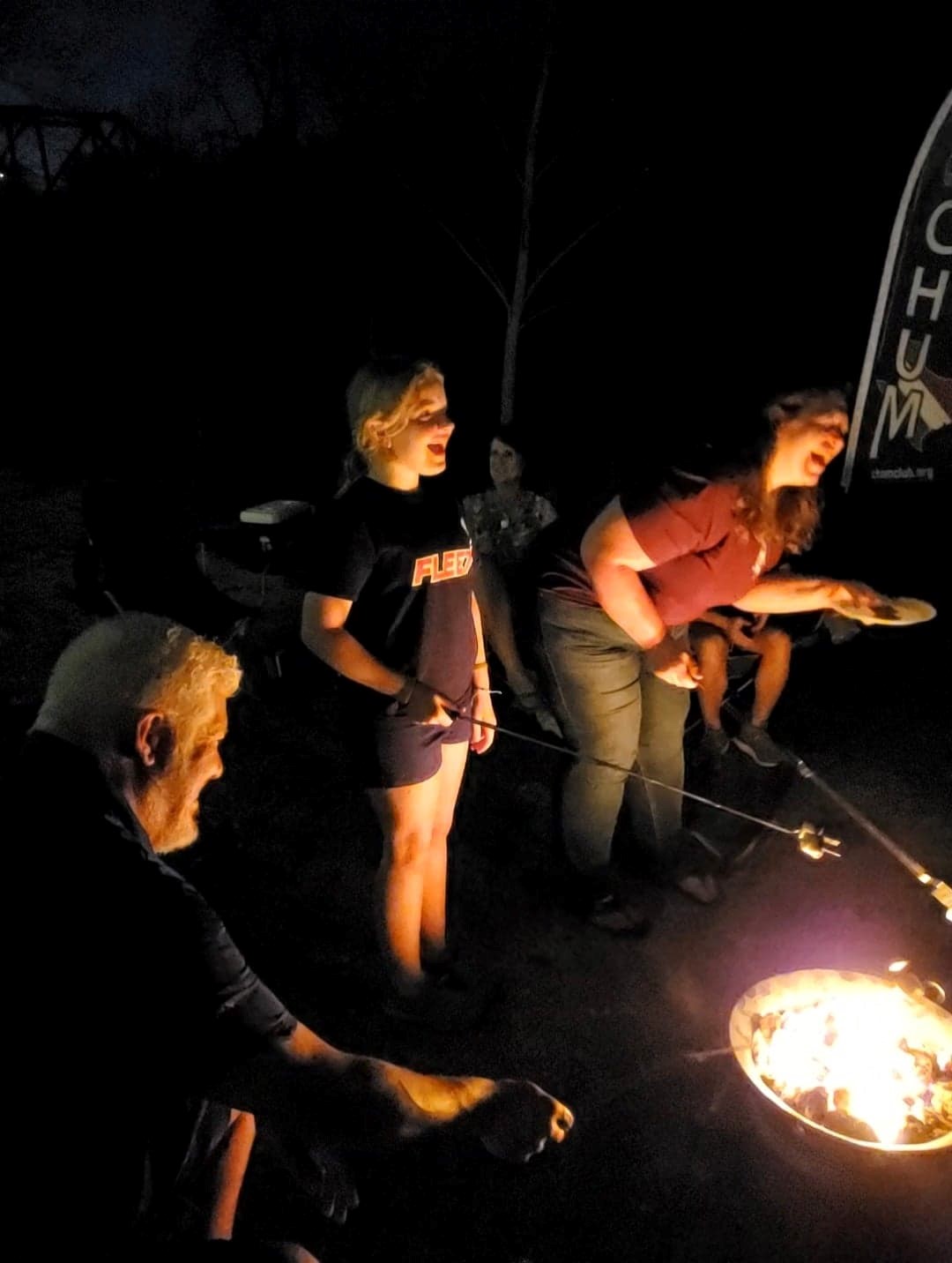 Roastin' S'MORES with a smile