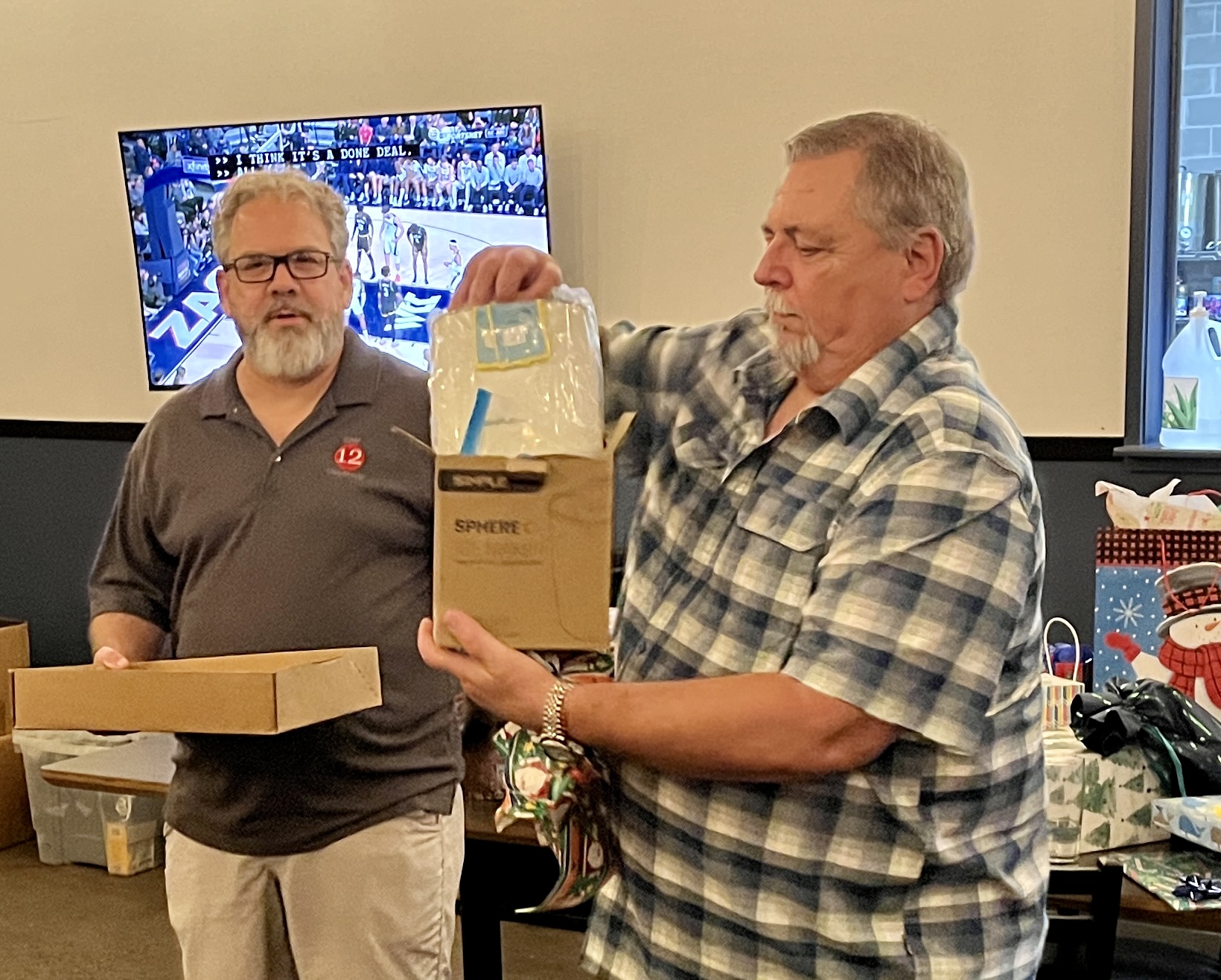 Ron gets an ice cube maker.  For now...